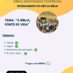 ENCERRAMENTO DO MÊS DA BÍBLIA